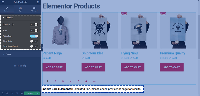 How to add WooCommerce Infinite Scroll in Elementor - Joy Chetry